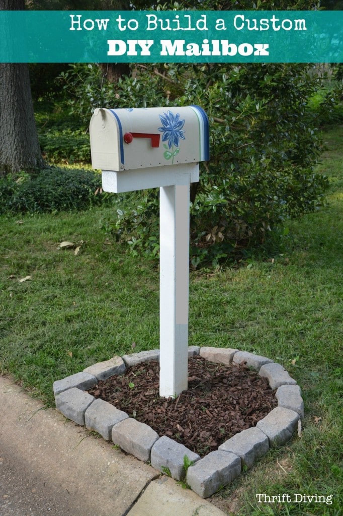 DIY Mailbox Post
 How to Build Paint and Install a Custom DIY Mailbox