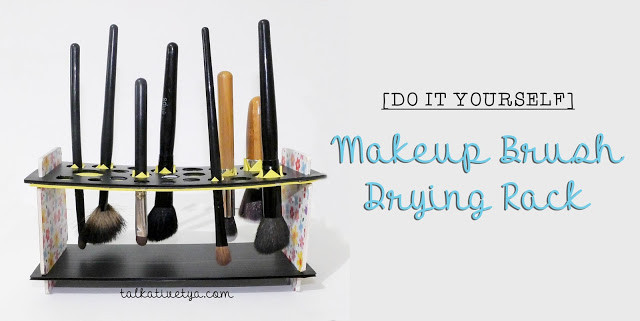 DIY Makeup Brush Drying Rack
 [DIY] Makeup Brush Drying Rack Keringkan brush makeup