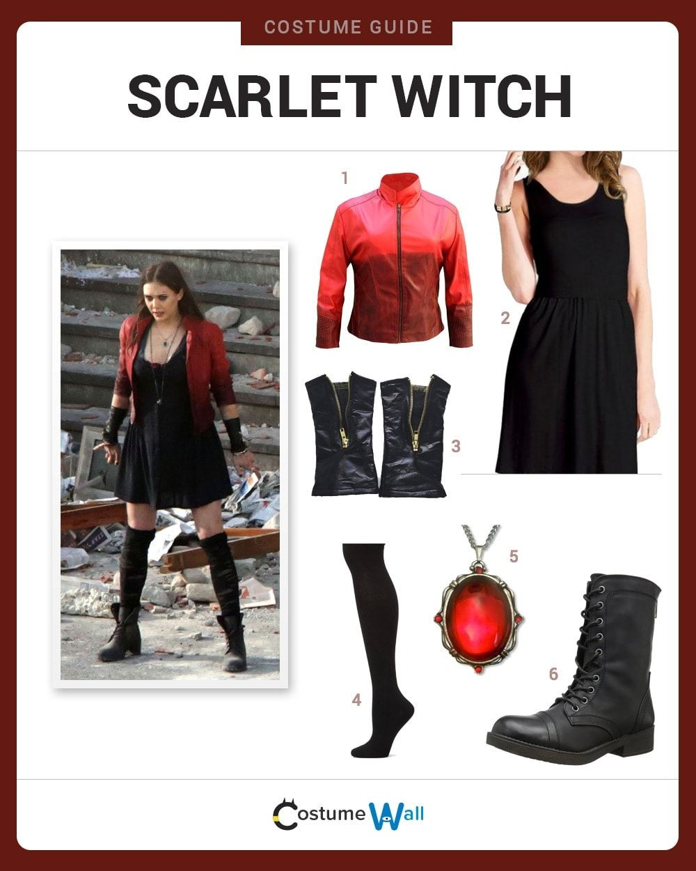 DIY Marvel Costumes
 Dress Like Scarlet Witch Costume