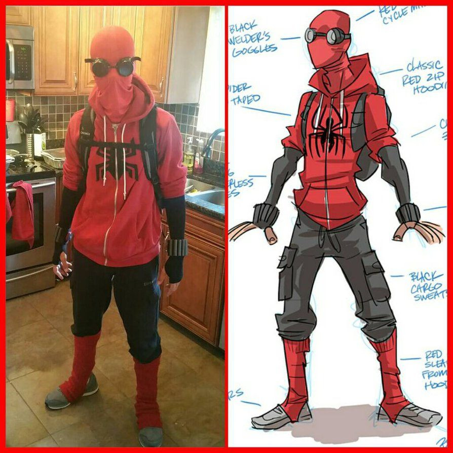DIY Marvel Costumes
 Spiderman Cosplay by BTURNERart