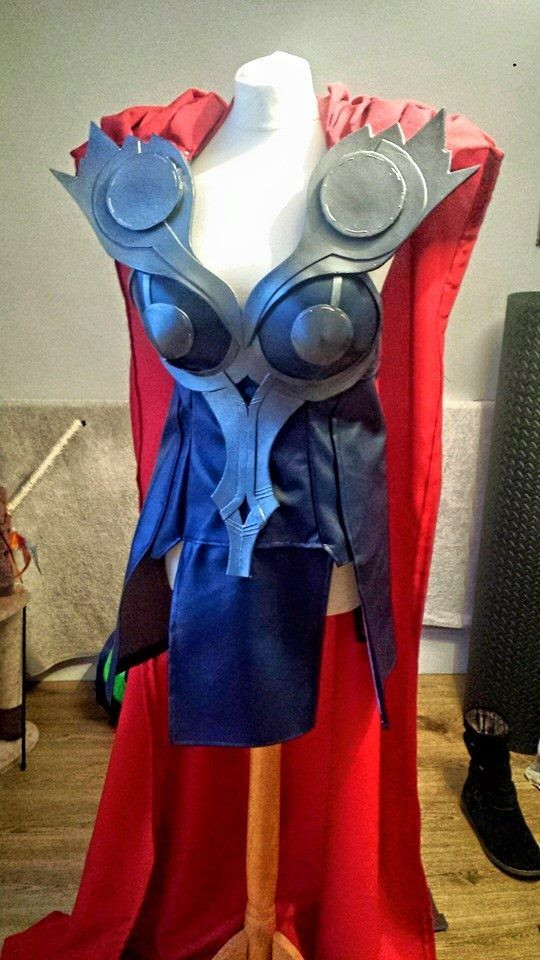DIY Marvel Costumes
 Female Thor Cosplay Progress Cape Added Today by