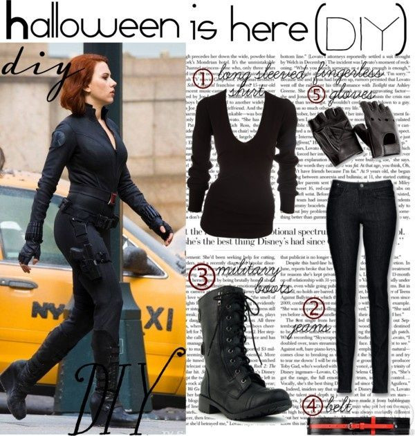 DIY Marvel Costumes
 black widow avengers costume diy Google zoeken