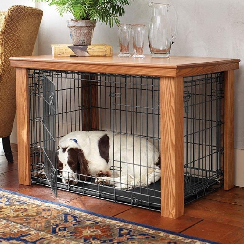 DIY Metal Dog Crate
 Wooden Table Dog Crate Cover $269 95 Malm Woodturnings