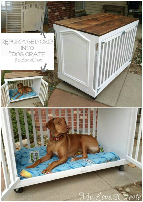 DIY Metal Dog Crate
 20 Delightfully Creative and Functional Ways to Repurpose