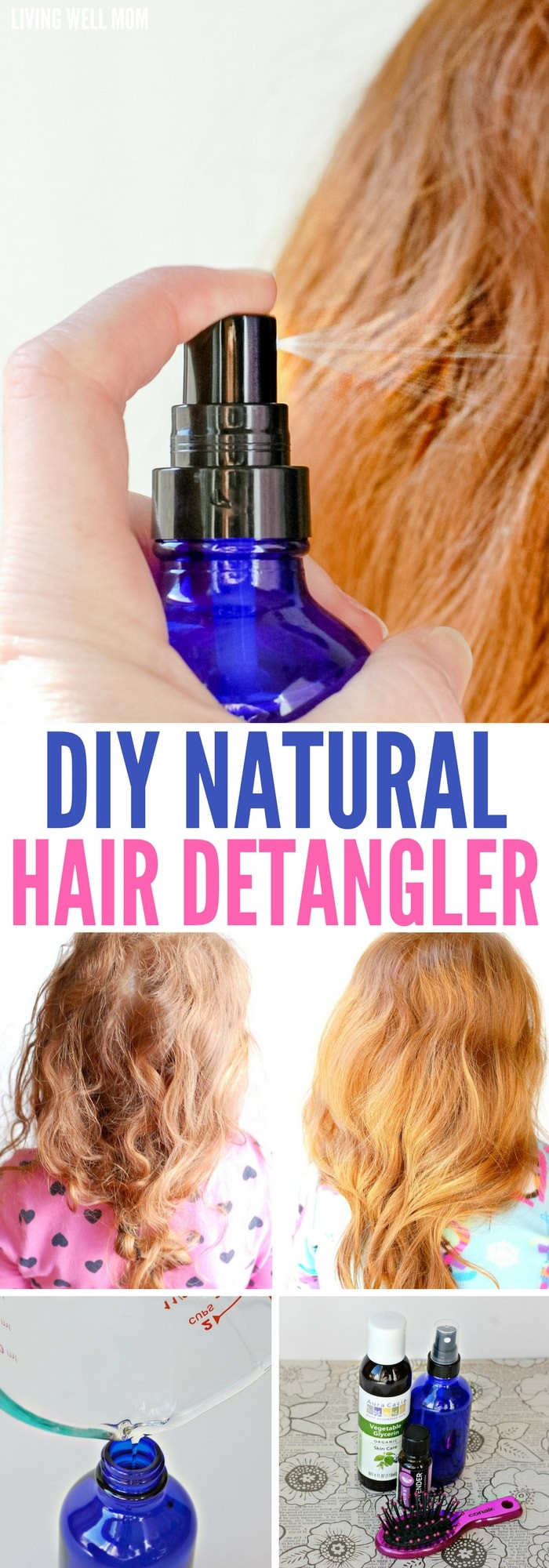 DIY Natural Hair
 DIY Natural Hair Detangler with Essential Oils