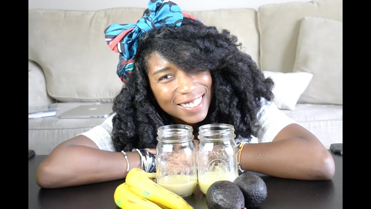 DIY Natural Hair
 How To DIY Avocado Banana Hair Mask Solution For Curly