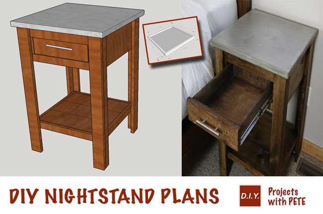 DIY Nightstands Plans
 DIY Nightstand Plans