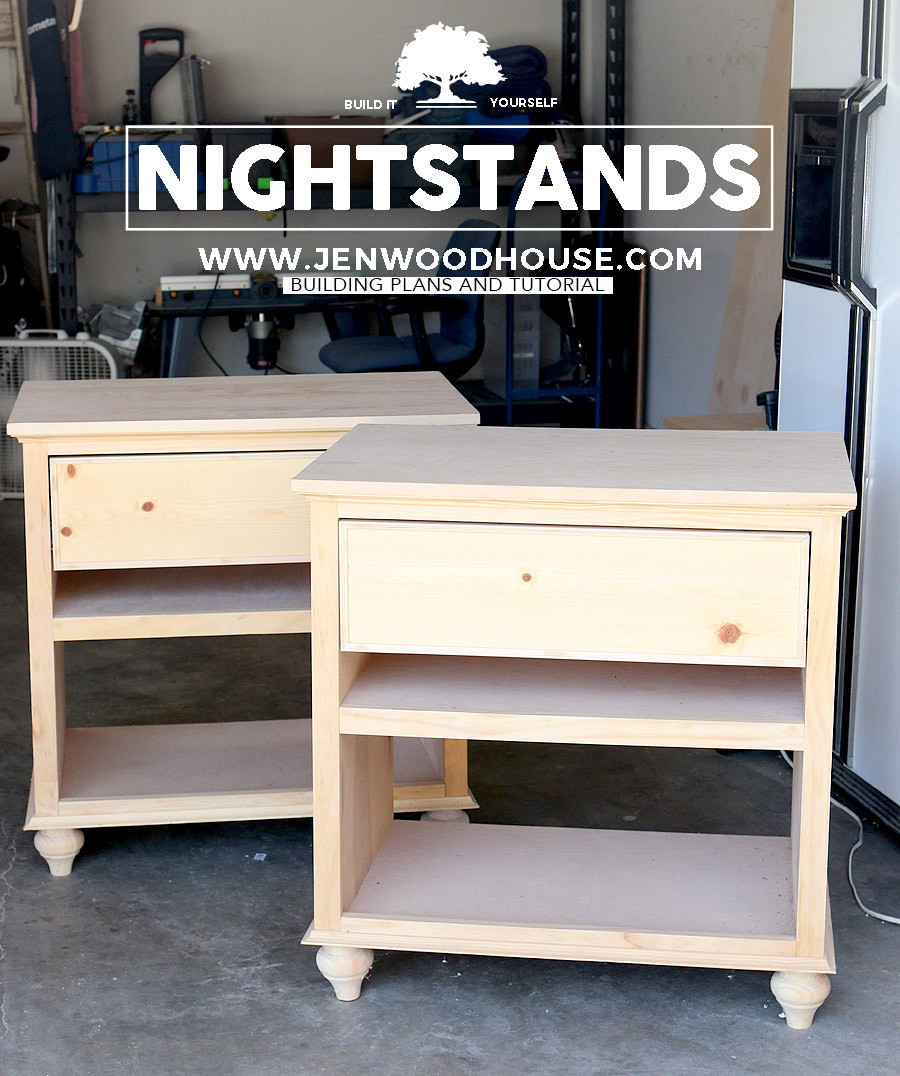 DIY Nightstands Plans
 How To Build DIY Nightstand Bedside Tables