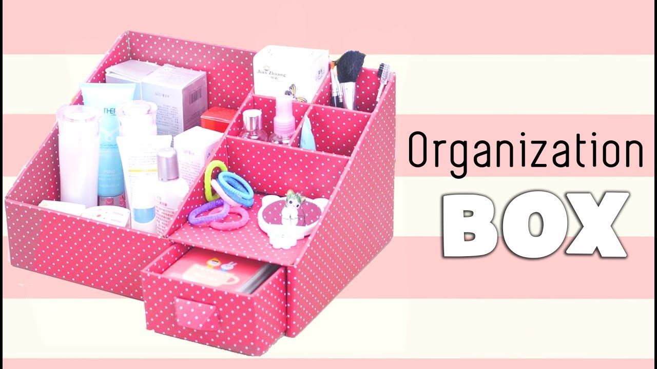 DIY Organizer Box
 DIY Makeup Storage and Organization