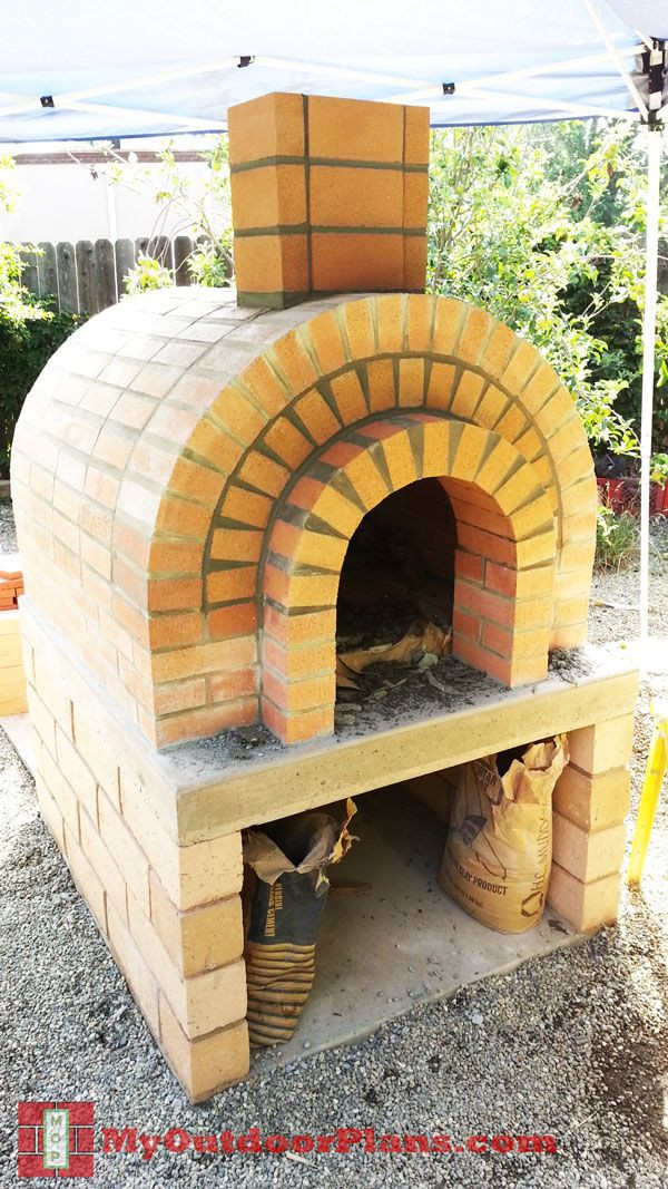 DIY Outdoor Bread Oven
 DIY Brick Pizza Oven MyOutdoorPlans