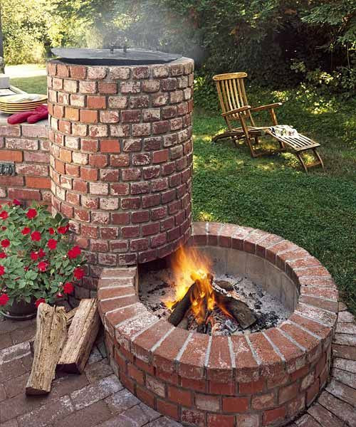 DIY Outdoor Firepit
 35 Smart DIY Fire Pit Projects Backyard Landscaping Design