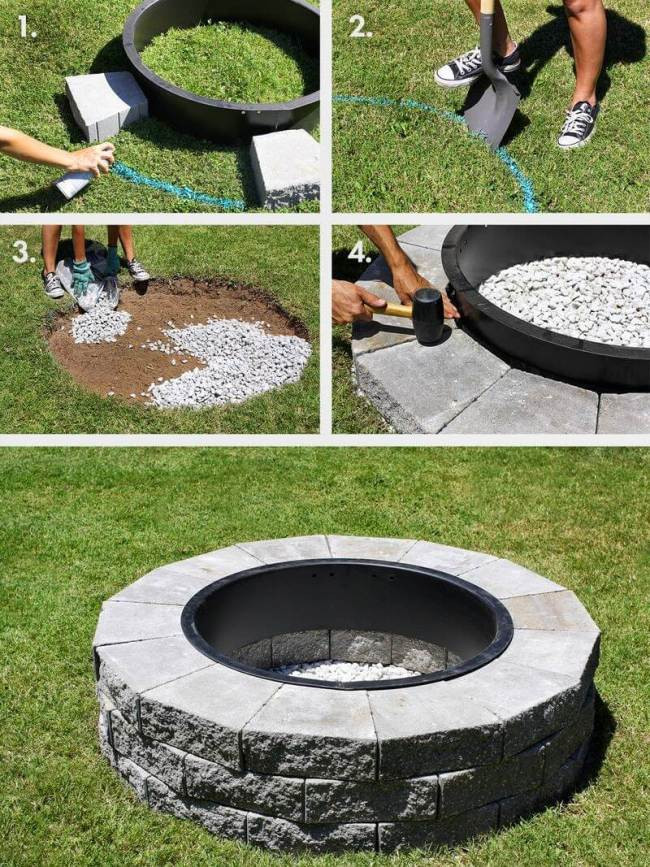 DIY Outdoor Firepit
 12 Easy and Cheap DIY Outdoor Fire Pit Ideas The Handy Mano