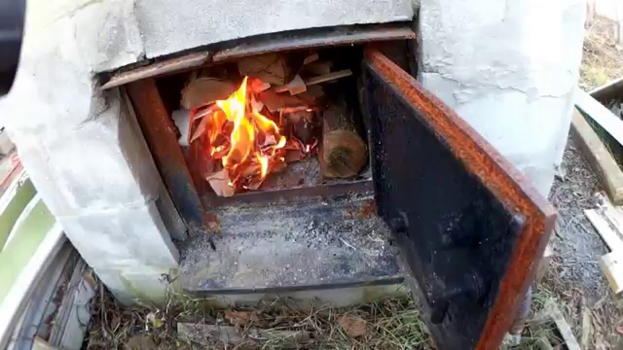 DIY Outdoor Furnace
 Homemade Outdoor Wood Heater