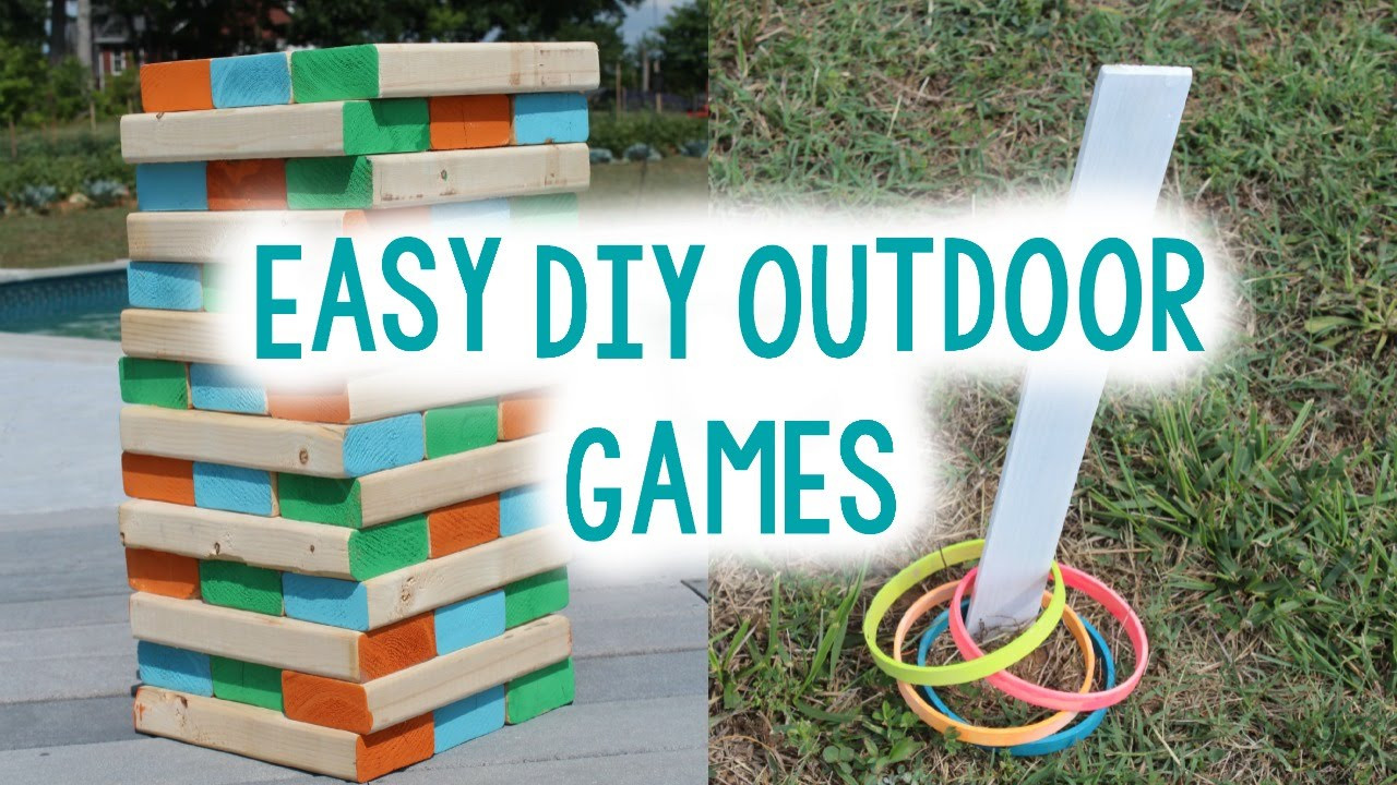 Diy Outdoor Games For Kids
 DIY OUTDOOR GAMES FOR SUMMER