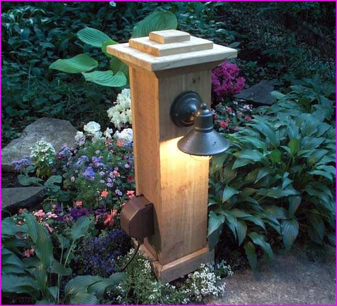 DIY Outdoor Lighting Without Electricity
 Diy Outdoor Lamp Post