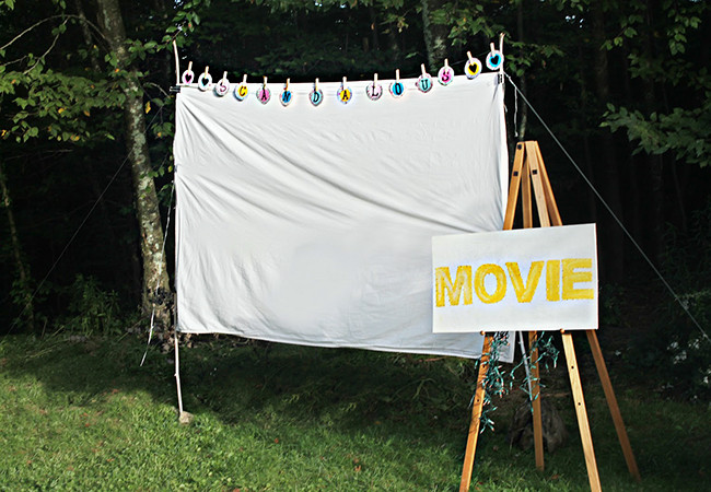 DIY Outdoor Movie Theater
 DIY Outdoor Movie Screen Weekend Projects Bob Vila