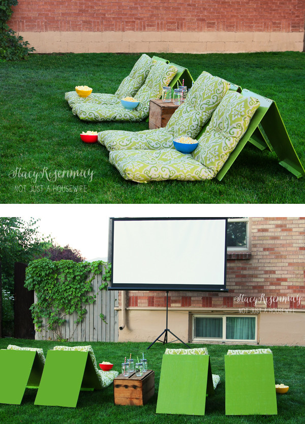 DIY Outdoor Movie Theater
 Outdoor Movie Theater Seating