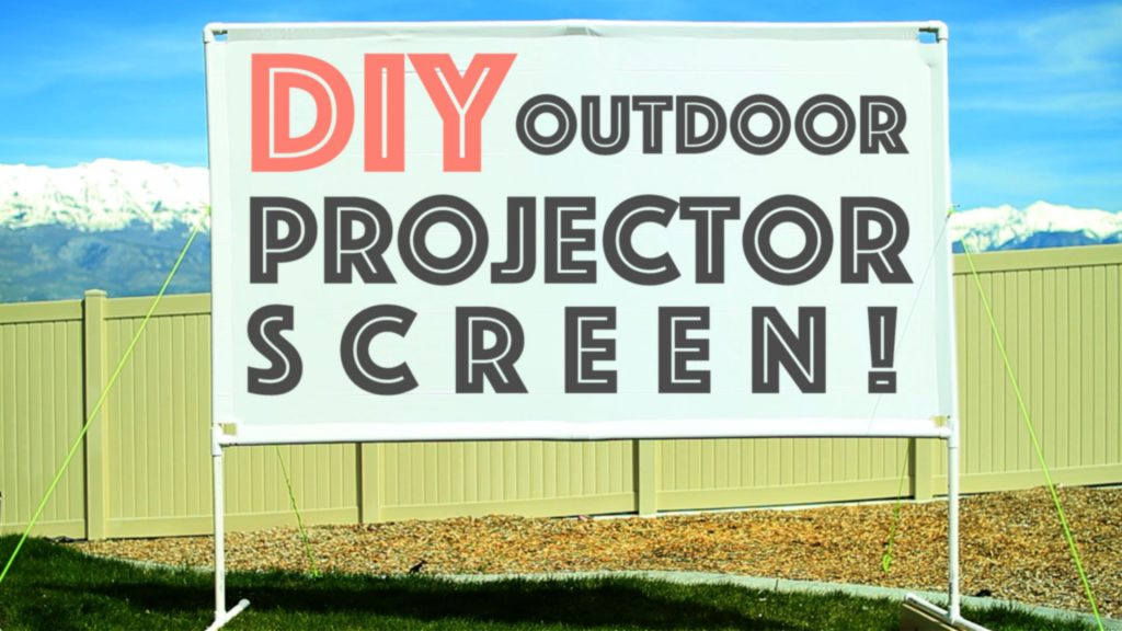 DIY Outdoor Projector Screens
 DIY Outdoor Projector Screen – DIY Nils