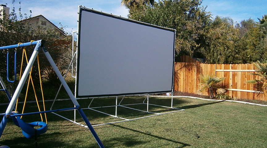 DIY Outdoor Projector Screens
 Carl s Place Projector Screens