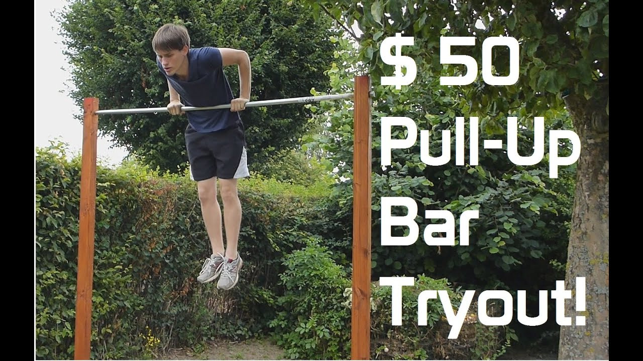 DIY Outdoor Pull Up Bar
 DIY Backyard Pull up Bar Tryout