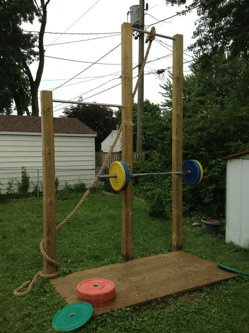 DIY Outdoor Pull Up Bar
 Pin on Working out