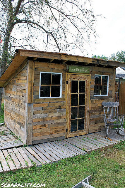 DIY Outdoor Shed
 10 Free Plans To Build A Shed From Recycle Pallet – The