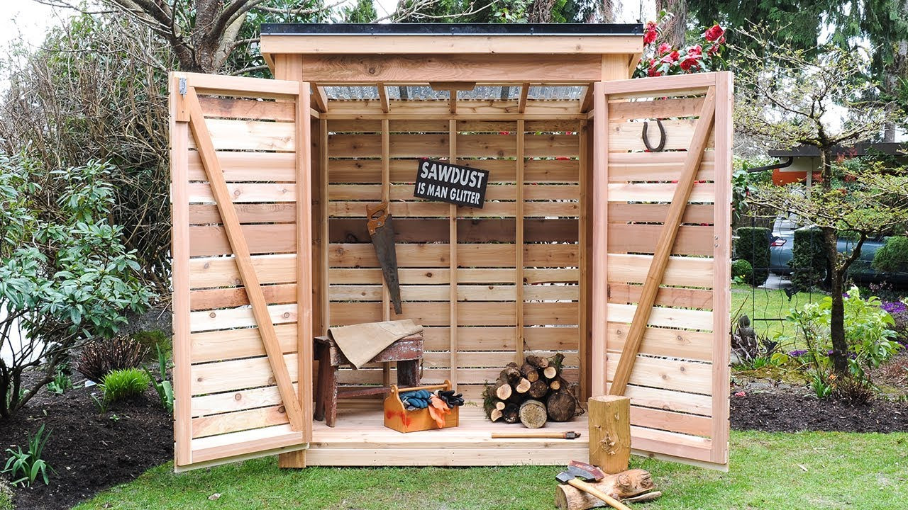 DIY Outdoor Shed
 DIY How To Build a Cedar Shed – Say Goodbye to Garage