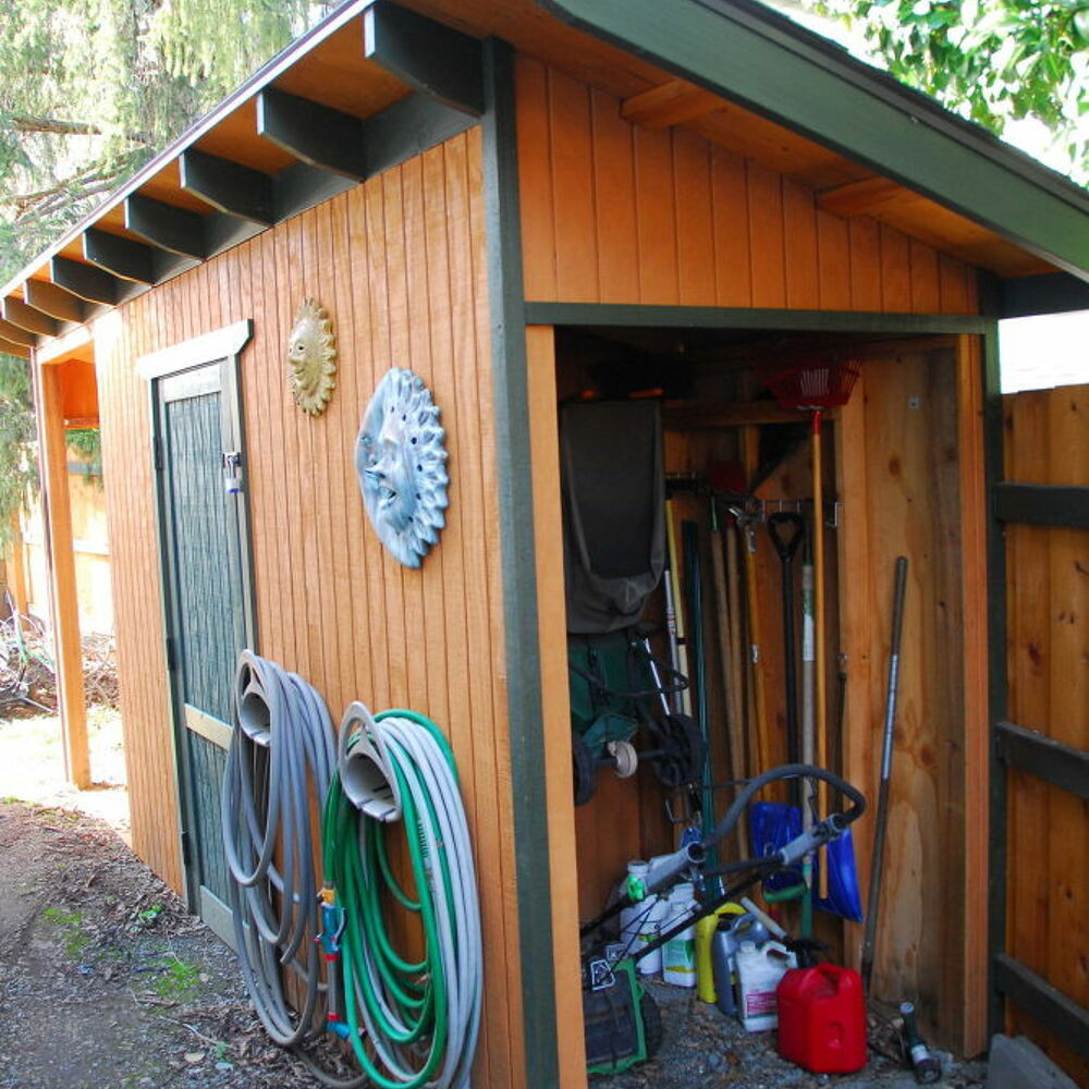DIY Outdoor Shed
 DIY Wood Shed With Critter proof Foundation