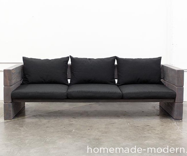 DIY Outdoor Sofa Cushions
 HomeMade Modern DIY Outdoor Sofa 3