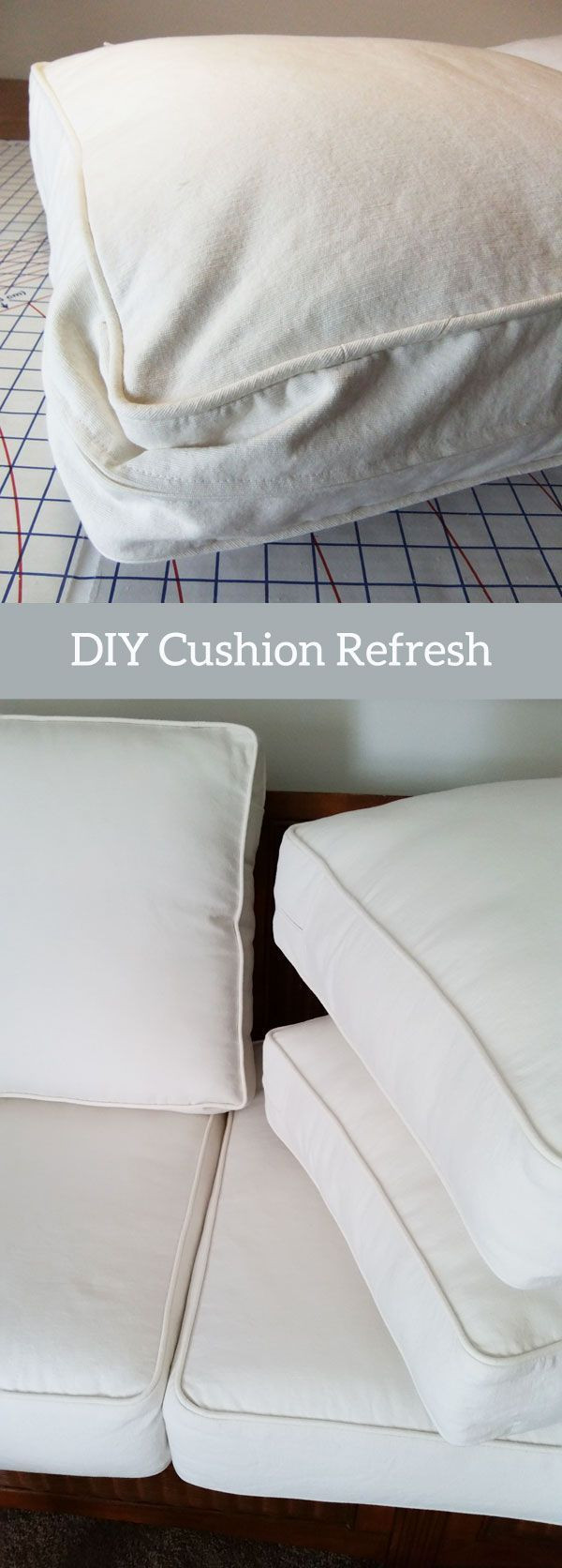 DIY Outdoor Sofa Cushions
 DIY Cushion Refresh for Your Sofa and Armchair