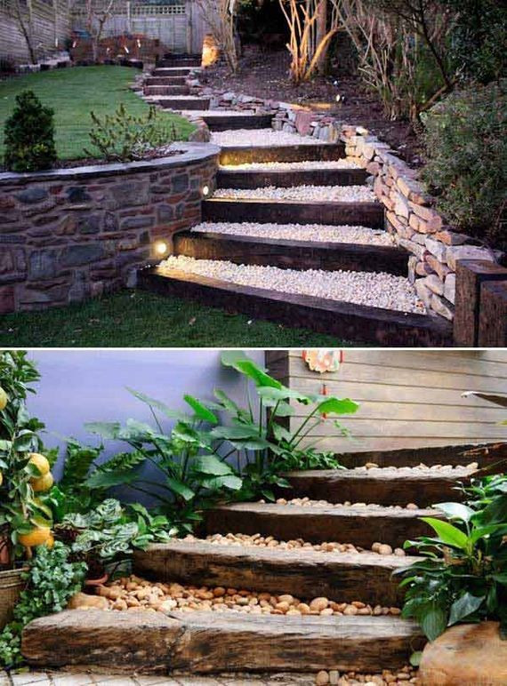 DIY Outdoor Stairs
 Awesome DIY Ideas to Make Garden Stairs and Steps in 2019
