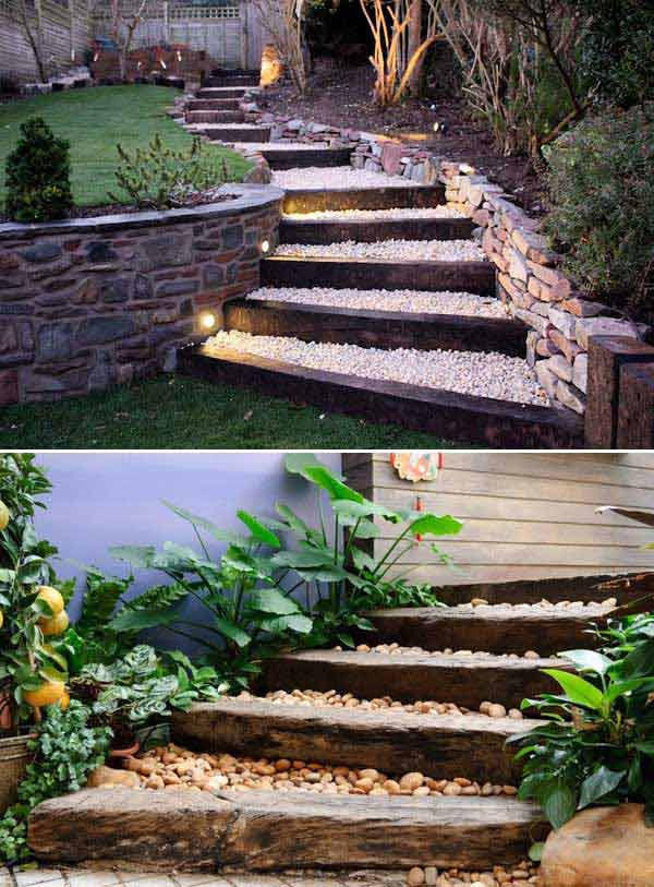 DIY Outdoor Stairs
 The Best 23 DIY Ideas to Make Garden Stairs and Steps