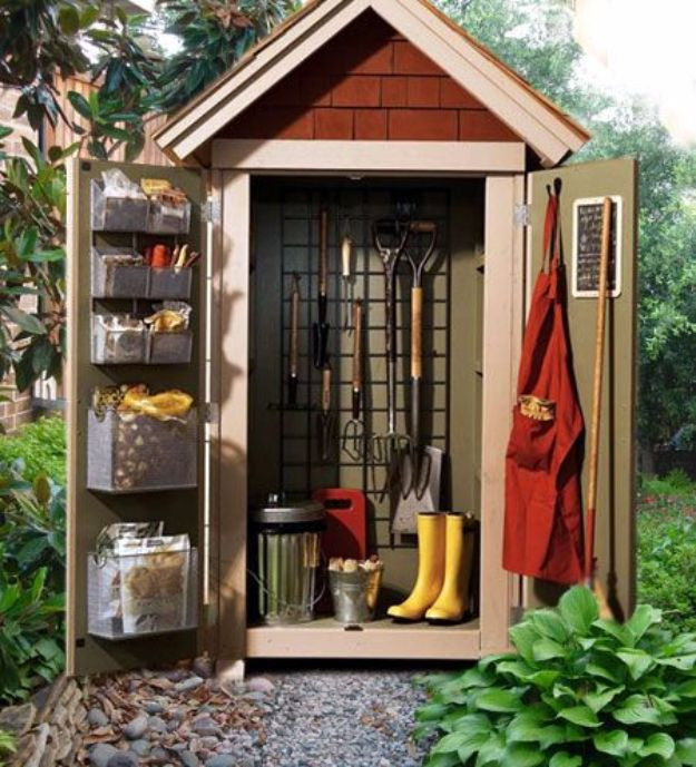 DIY Outdoor Storage Ideas
 31 DIY Storage Sheds and Plans To Make This Weekend