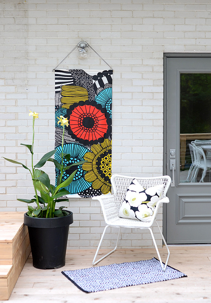 DIY Outdoor Wall Decor
 Nalle s House DIY Outdoor Art