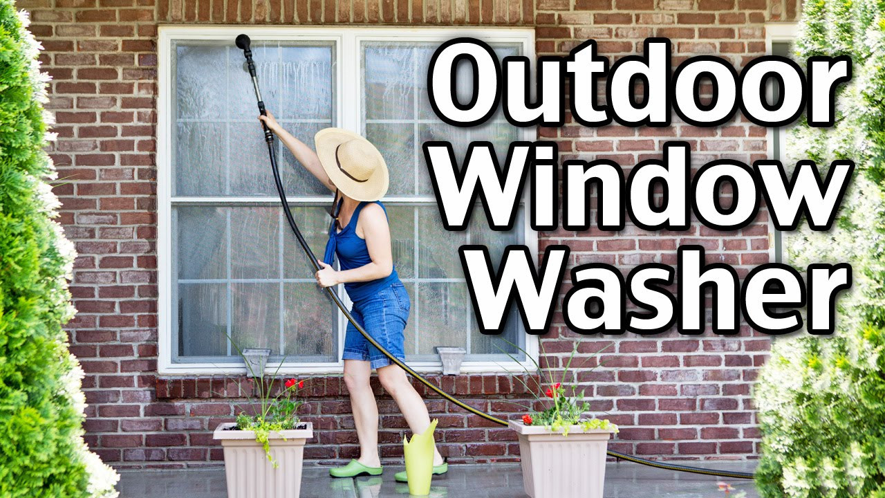 DIY Outdoor Window Cleaner
 Homemade Outdoor Window Washer Recipe
