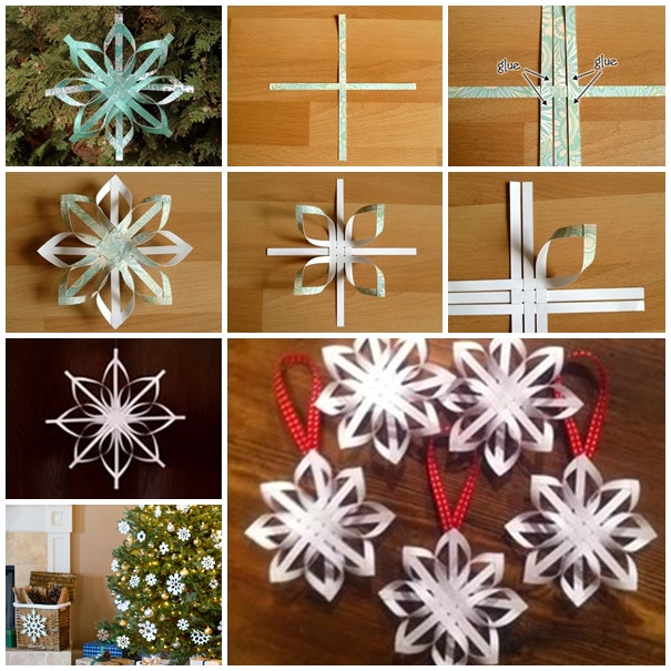 DIY Paper Christmas Decorations
 Wonderful DIY Paper Roll Christmas Tree and Star Ornaments