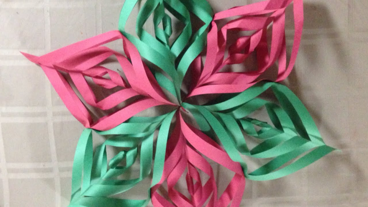 DIY Paper Christmas Decorations
 Create a Pretty Construction Paper Christmas Star DIY