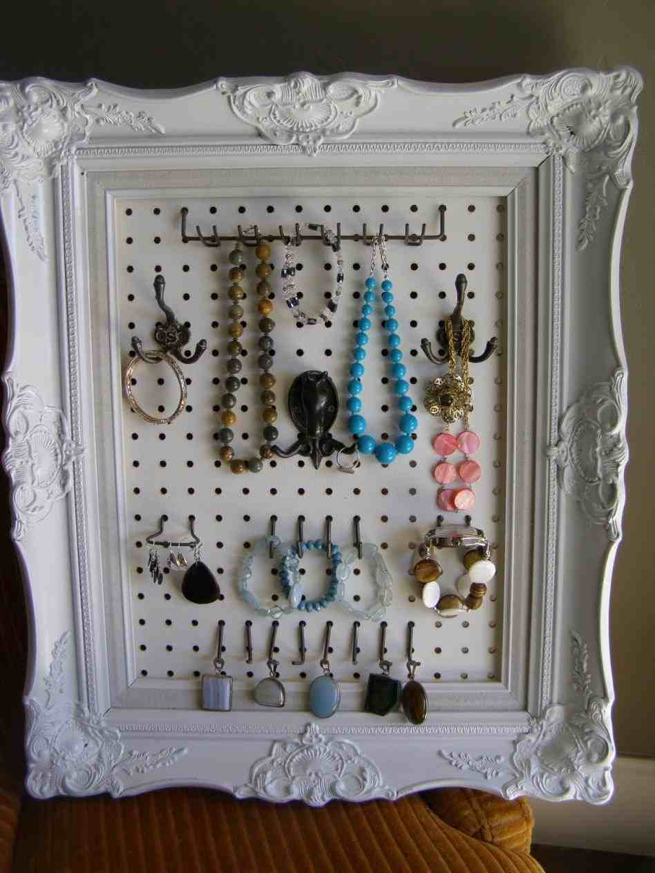 DIY Pegboard Jewelry Organizer
 Pegboard Ideas For Jewelry ARCH DSGN