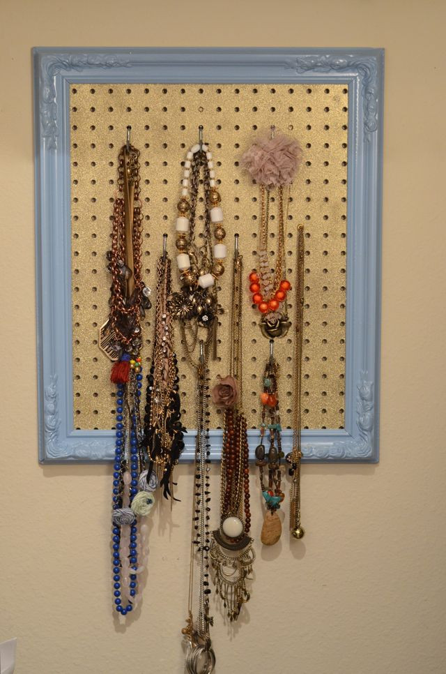 DIY Pegboard Jewelry Organizer
 25 Cool DIY Ideas for Making a Jewelry Holder