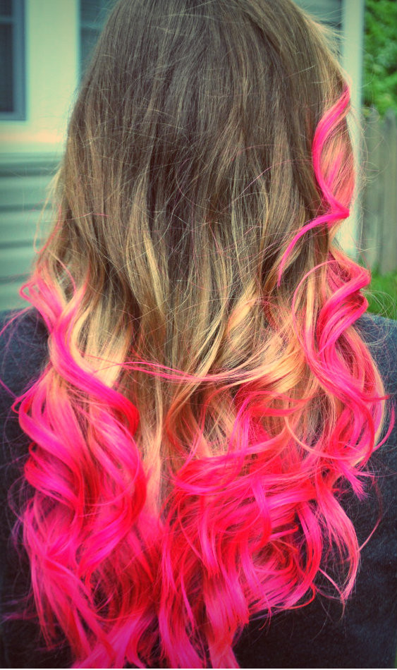 DIY Pink Hair
 the DIY "DIP" DYED HAIR UPDATED