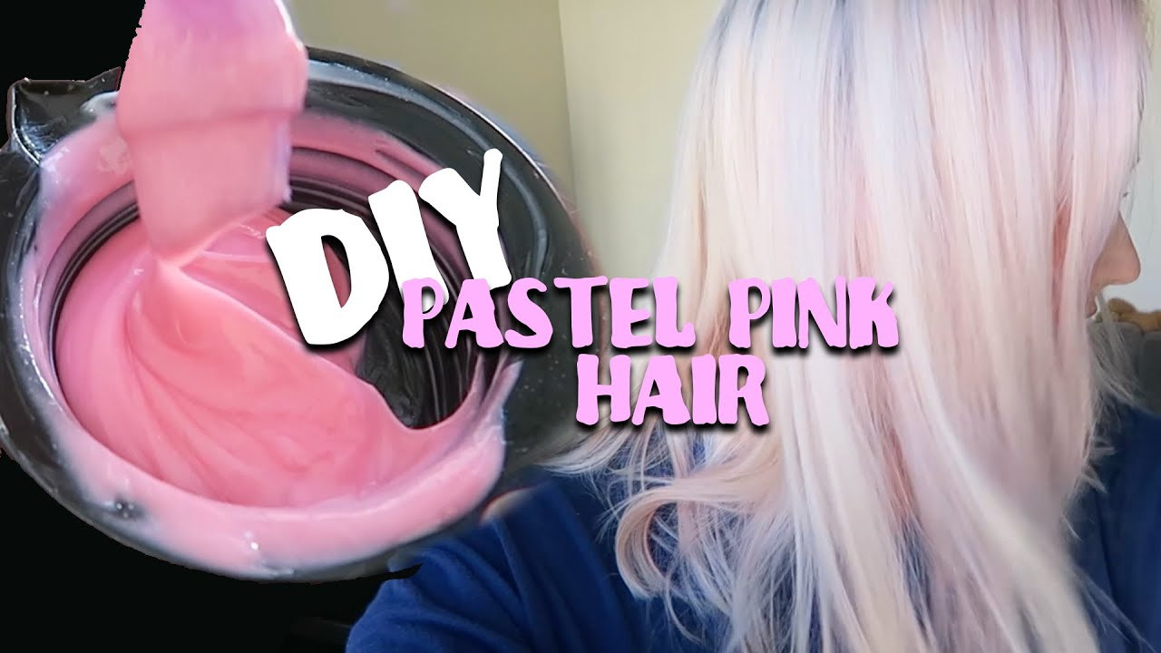 DIY Pink Hair
 DIY PASTEL PINK HAIR