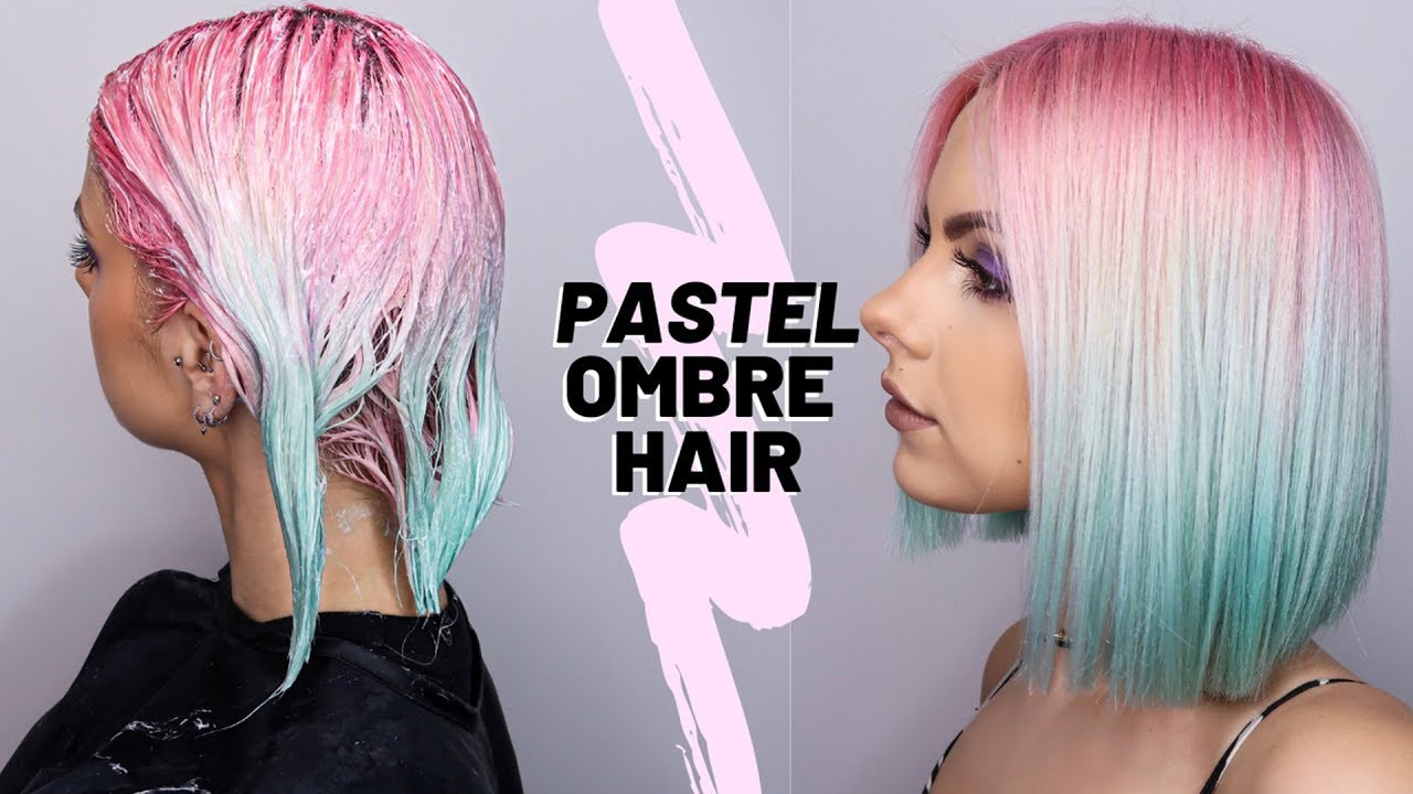 DIY Pink Hair
 DIY PINK BLUE OMBRE HAIR DYE