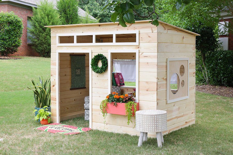 DIY Playhouse Kits
 Wooden Playhouse Kits Style – Loccie Better Homes Gardens