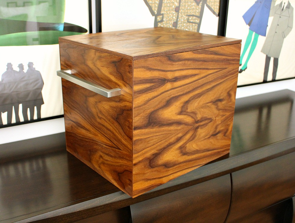 DIY Plywood Box
 DIY Plywood Storage Bins with a Mid Century Modern Look