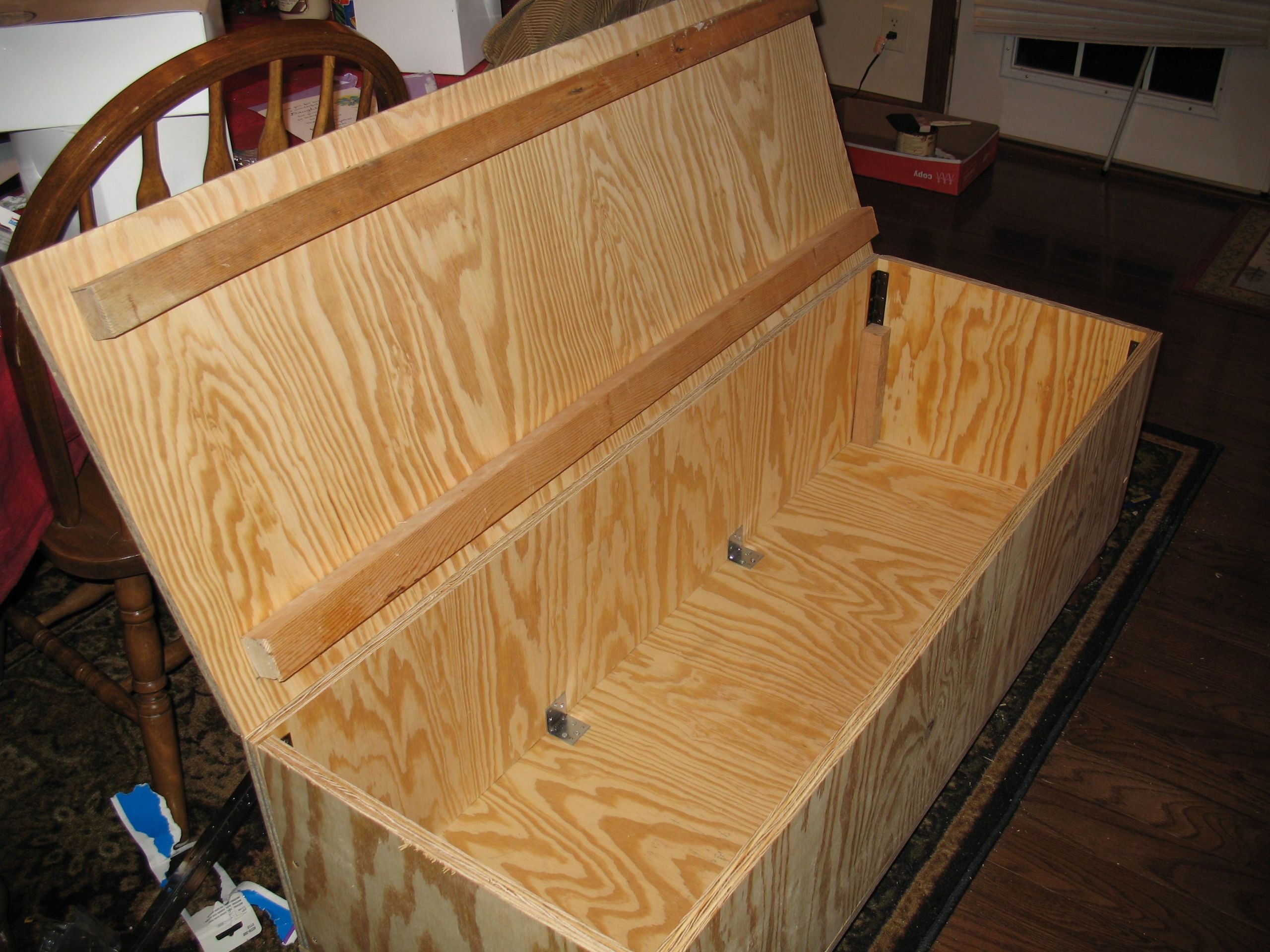 DIY Plywood Box
 Storage Bench Base Plywood Box in 2020