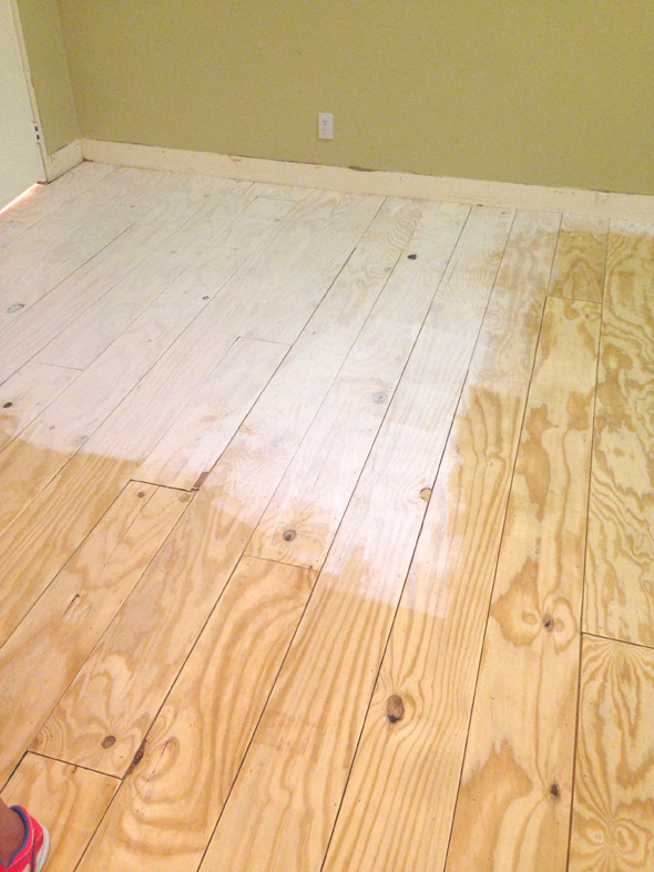 DIY Plywood Plank Floor
 Remodelaholic