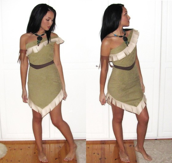 DIY Pocahontas Halloween Costume
 Pocahontas costume Pocahontas DIY Costume