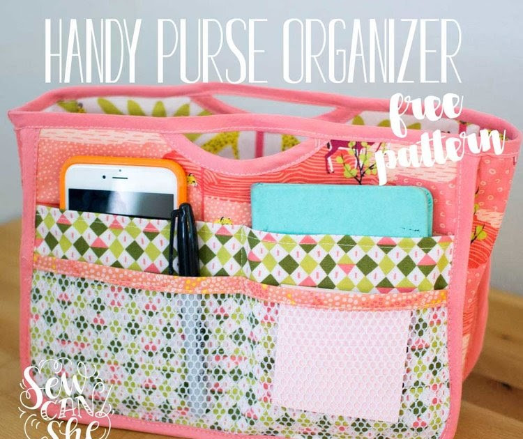DIY Purse Organizer
 Quality Sewing Tutorials Purse Organizer tutorial from