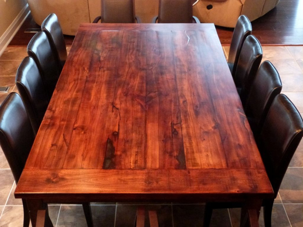 DIY Reclaimed Wood Table Top
 Reclaimed Wood Dining Table DIY in 2019