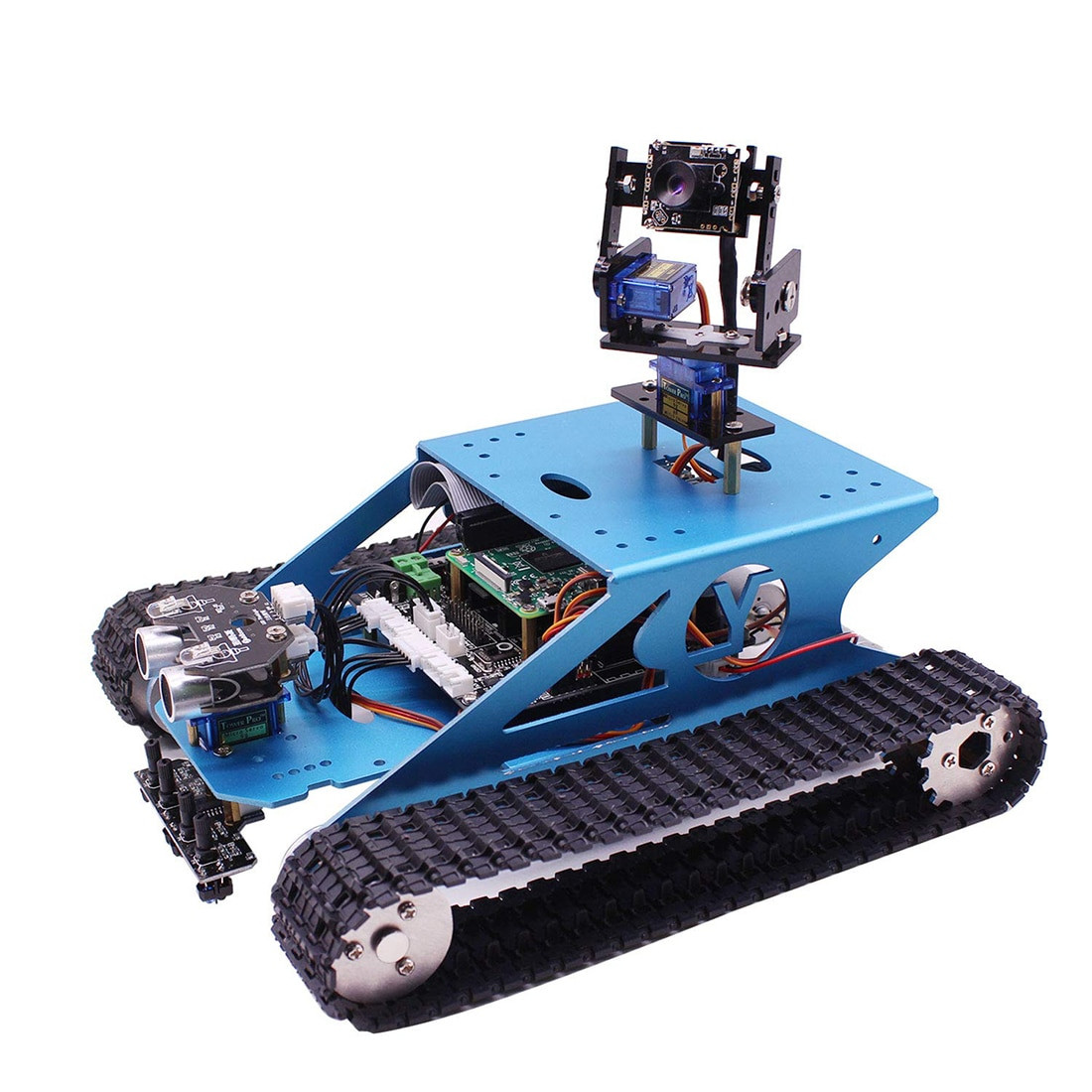 DIY Robot Kit For Adults
 Professional Raspberry Pi Tank Smart Robotic Kit WiFi